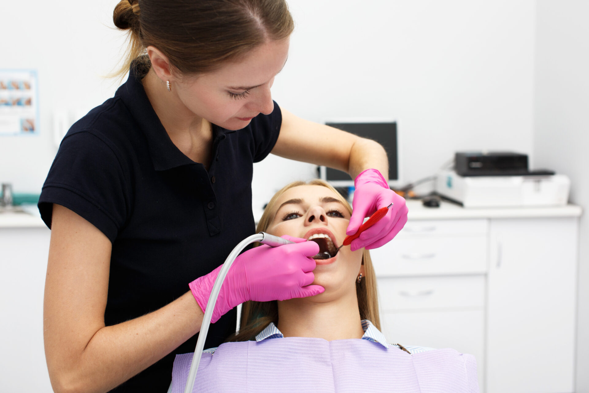 Treating Sedation Dentistry on patient